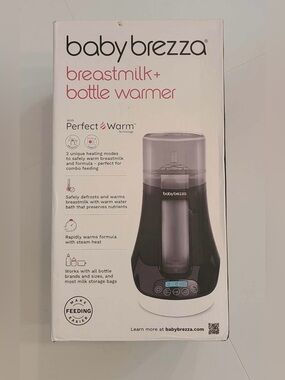 Baby Brezza Breastmilk + Bottle Warmer in Black and White
